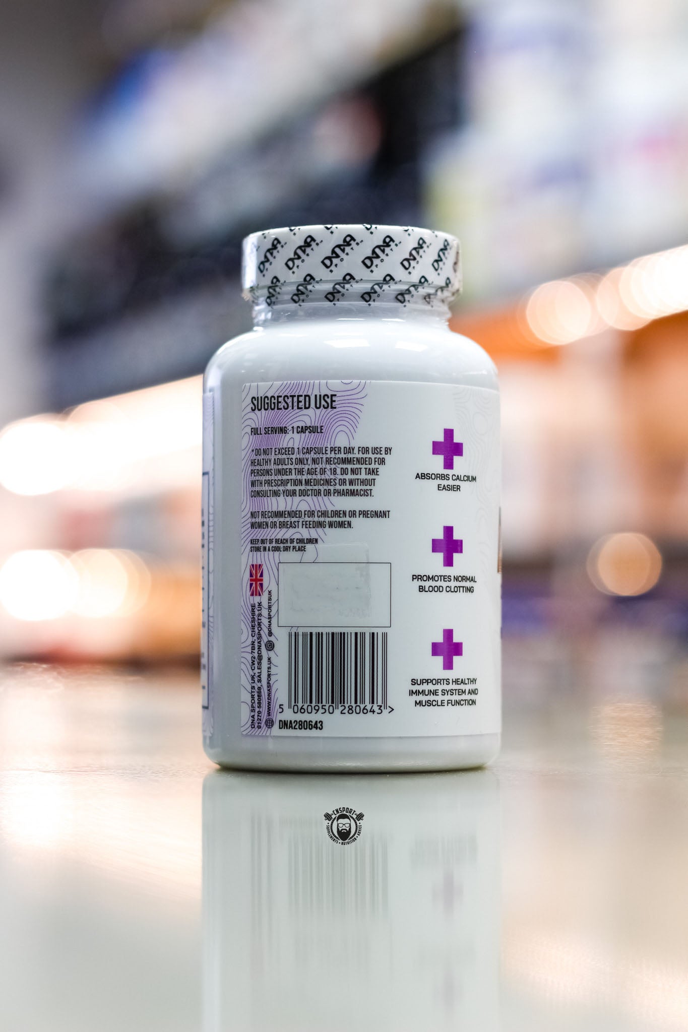 DNA Sports - D3 + K2 - 60 Capsules