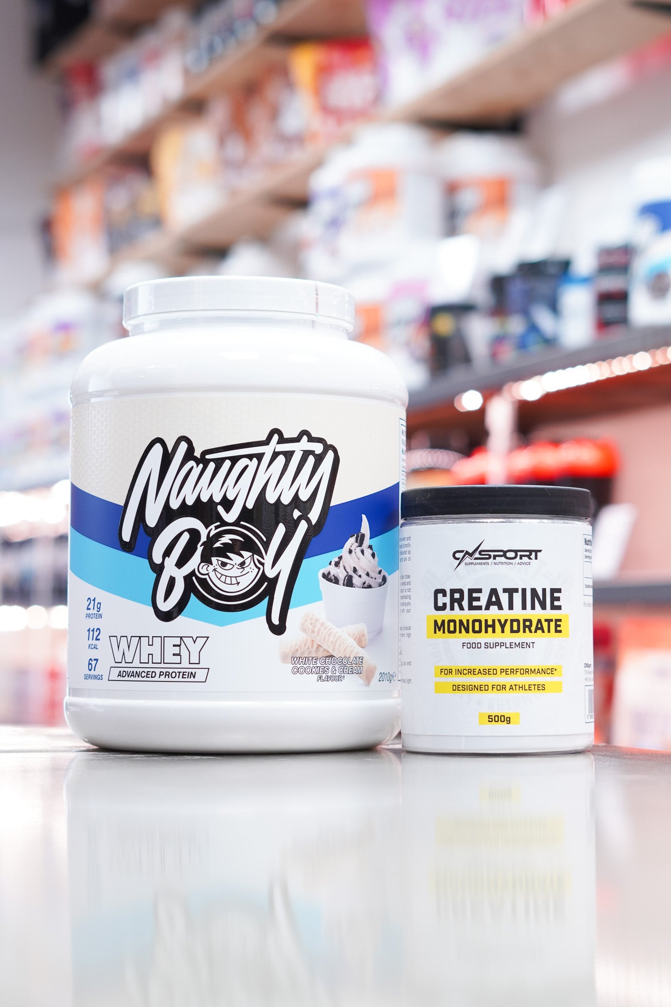 Naughty Boy Whey 2kg & Creatine Bundle