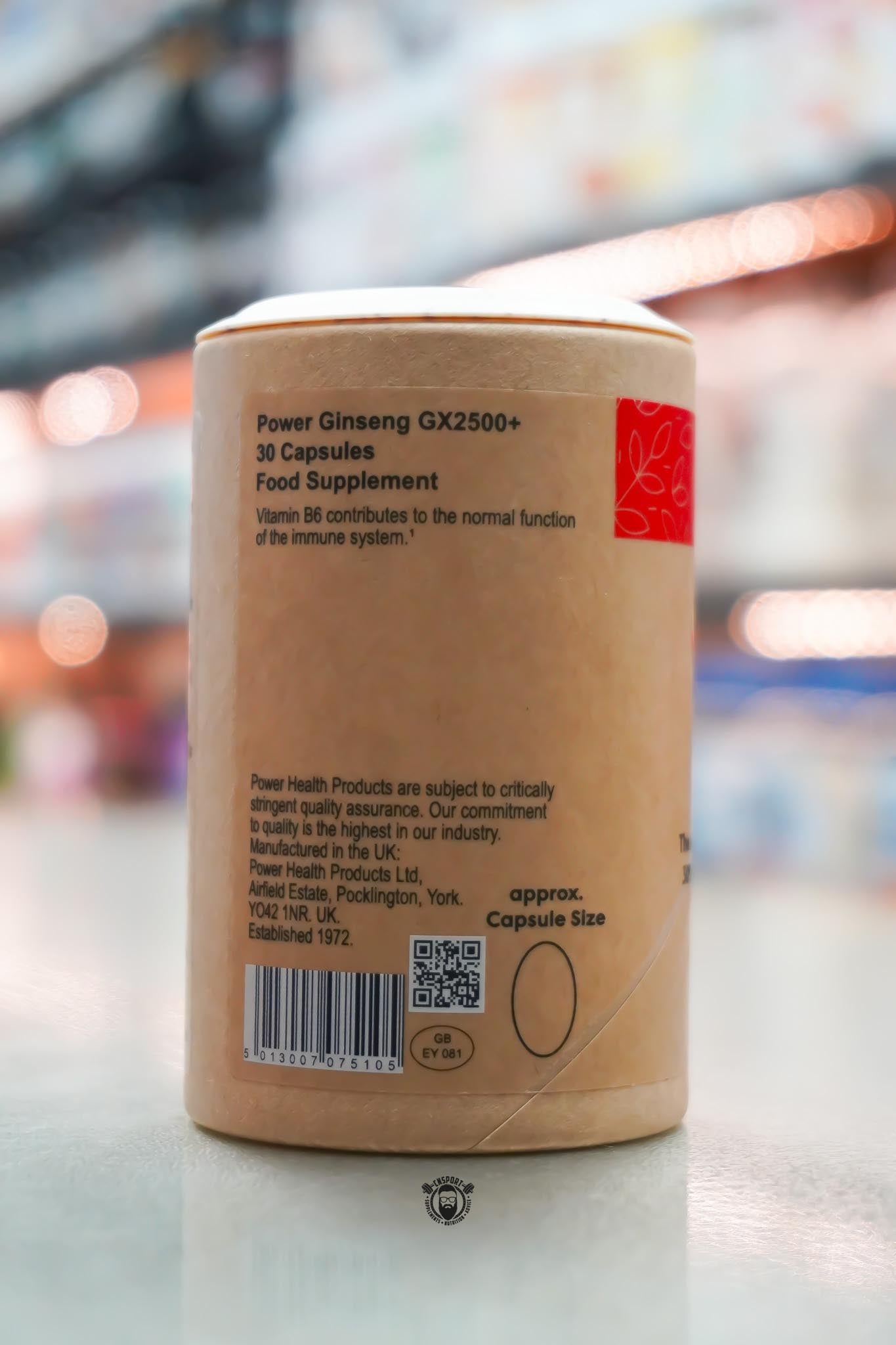 Power Health - Power Ginseng GX2500 + - 30 Capsules