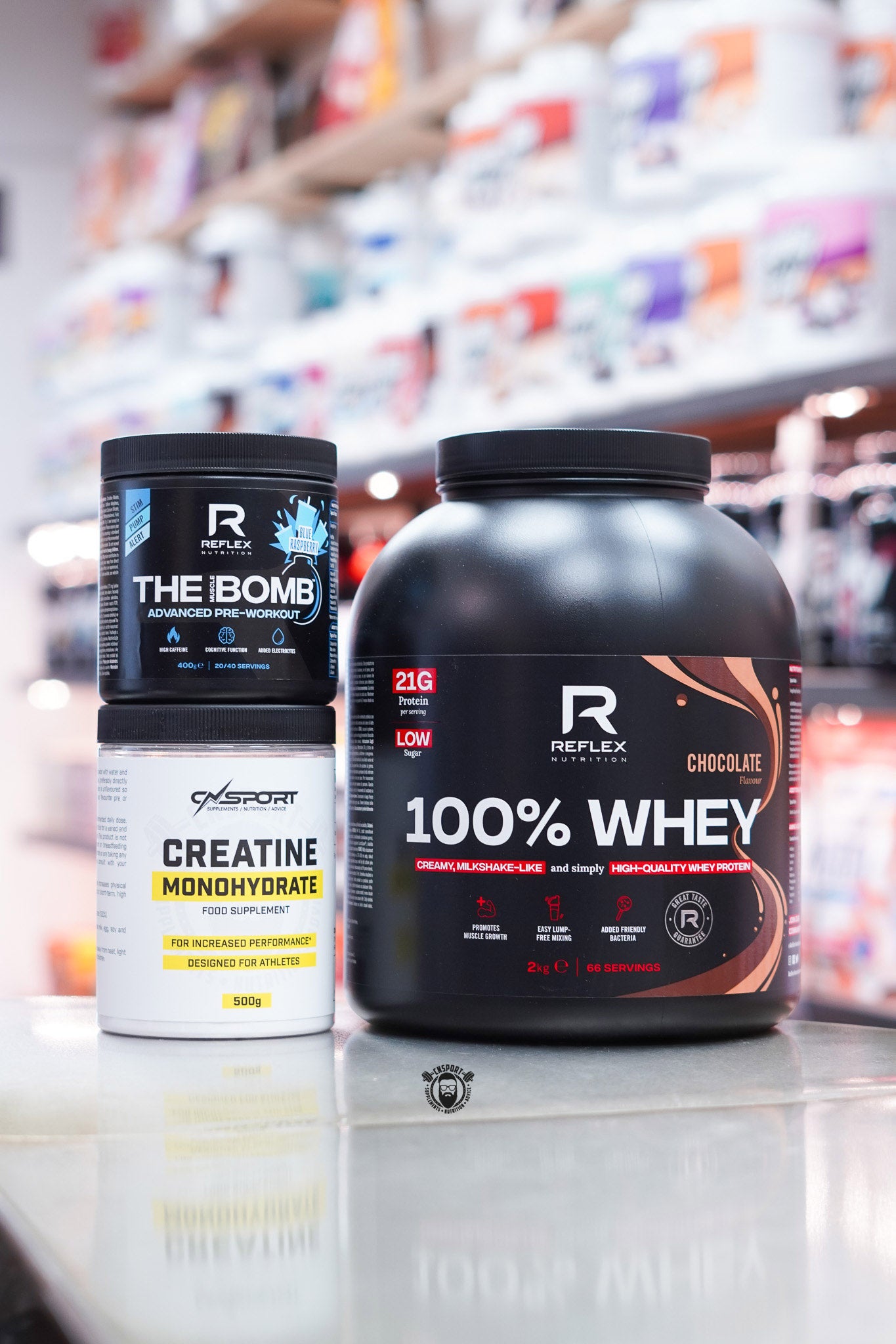 Reflex - Whey, Pre-Workout & Creatine Bundle