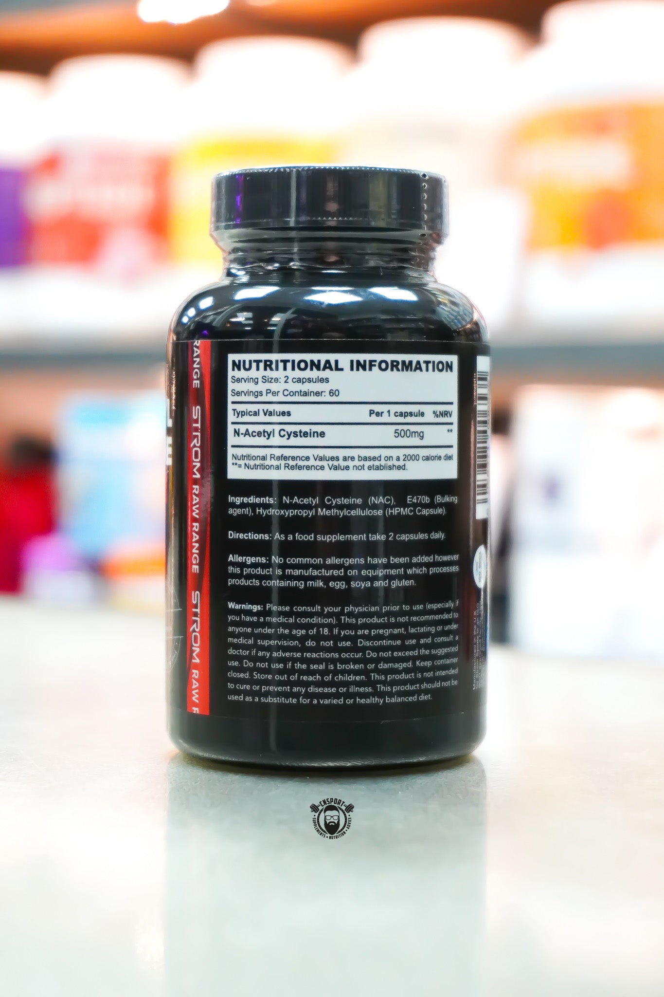 Strom - N-Acetyl Cysteine (NAC) - 60 Servings