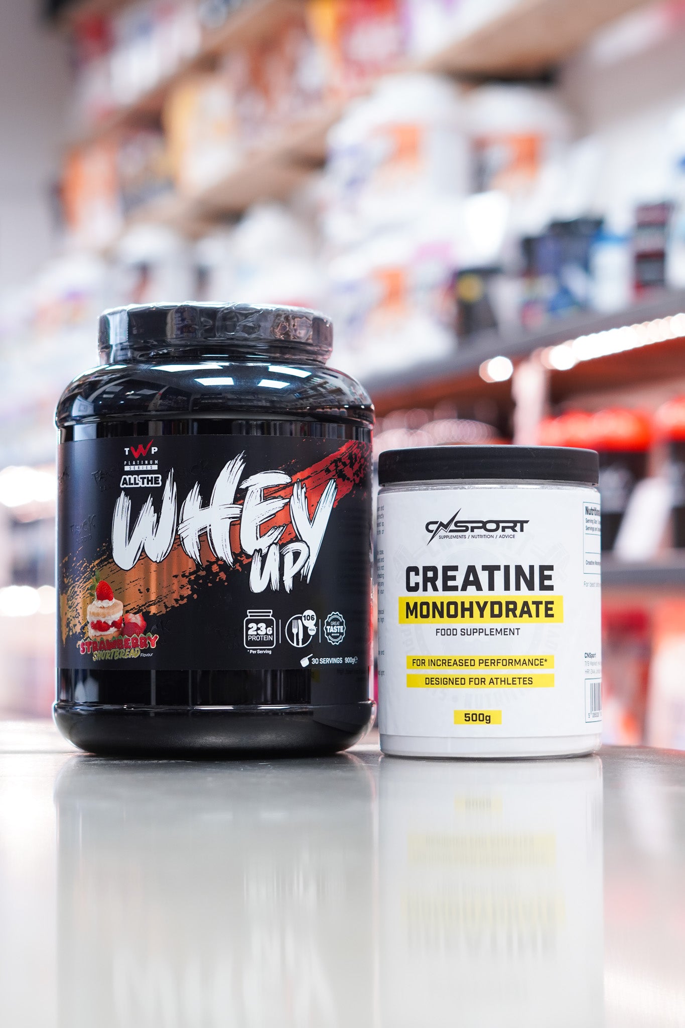 TWP All The Whey Up 900g & Creatine Bundle