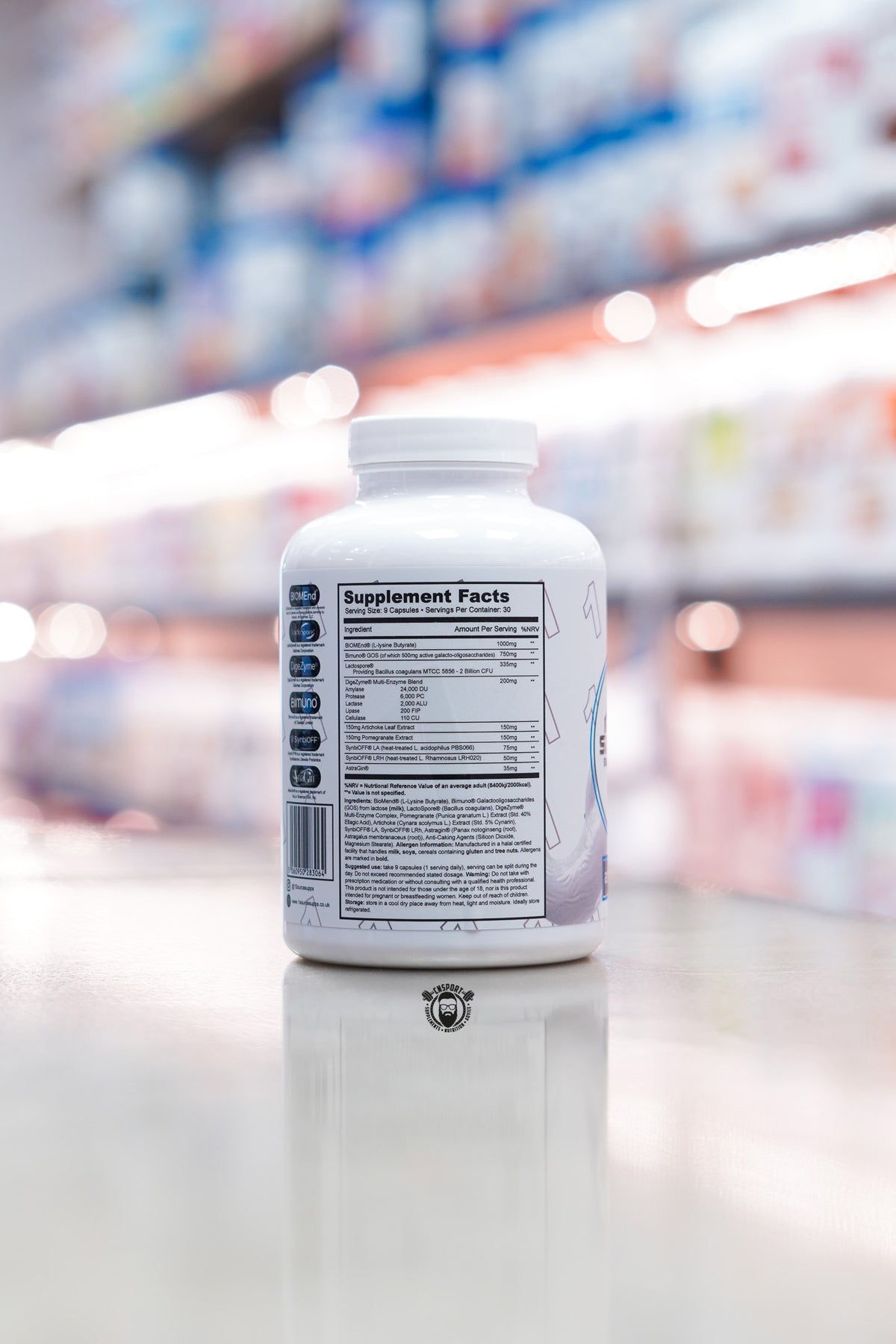 1 Source Supplements - Digest Pro 1 - 30 Servings ingredient label