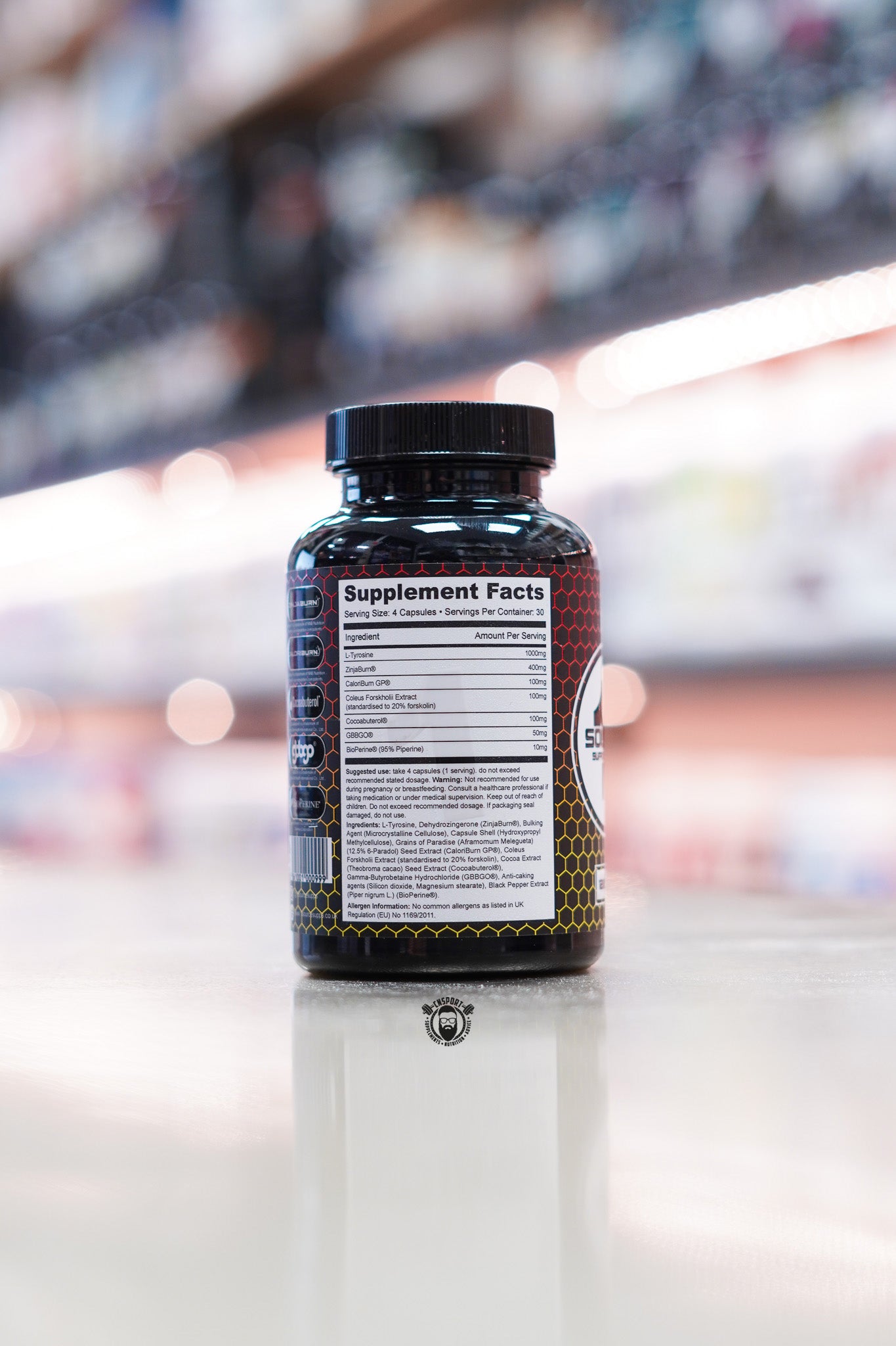1 Source Supplements - Shredded 1 - 30 Servings ingredient label