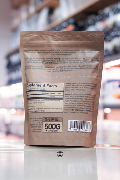 Alpha Neon - Glutamine - 500g - 100 Servings