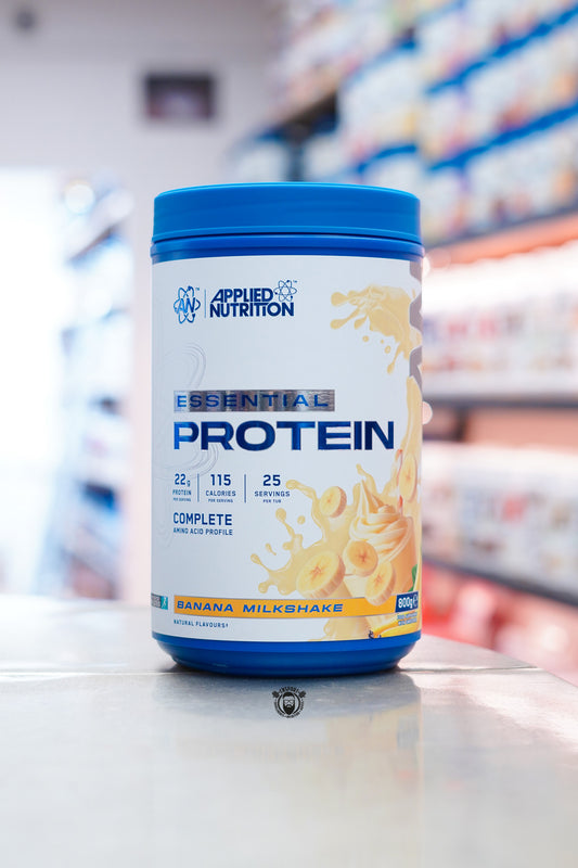 Applied Nutrition Essential Protein Banana Milkshake flavour 800g protein powder tub
