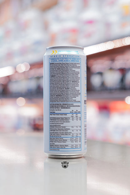 Rear view of Na11 Hydration Citrus Twist can highlighting electrolyte and vitamin content