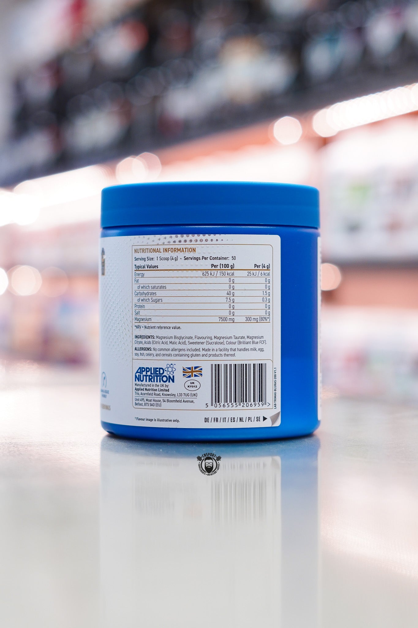 Applied Nutrition - Tri-Magnesium - 50 Servings ingredient label 2