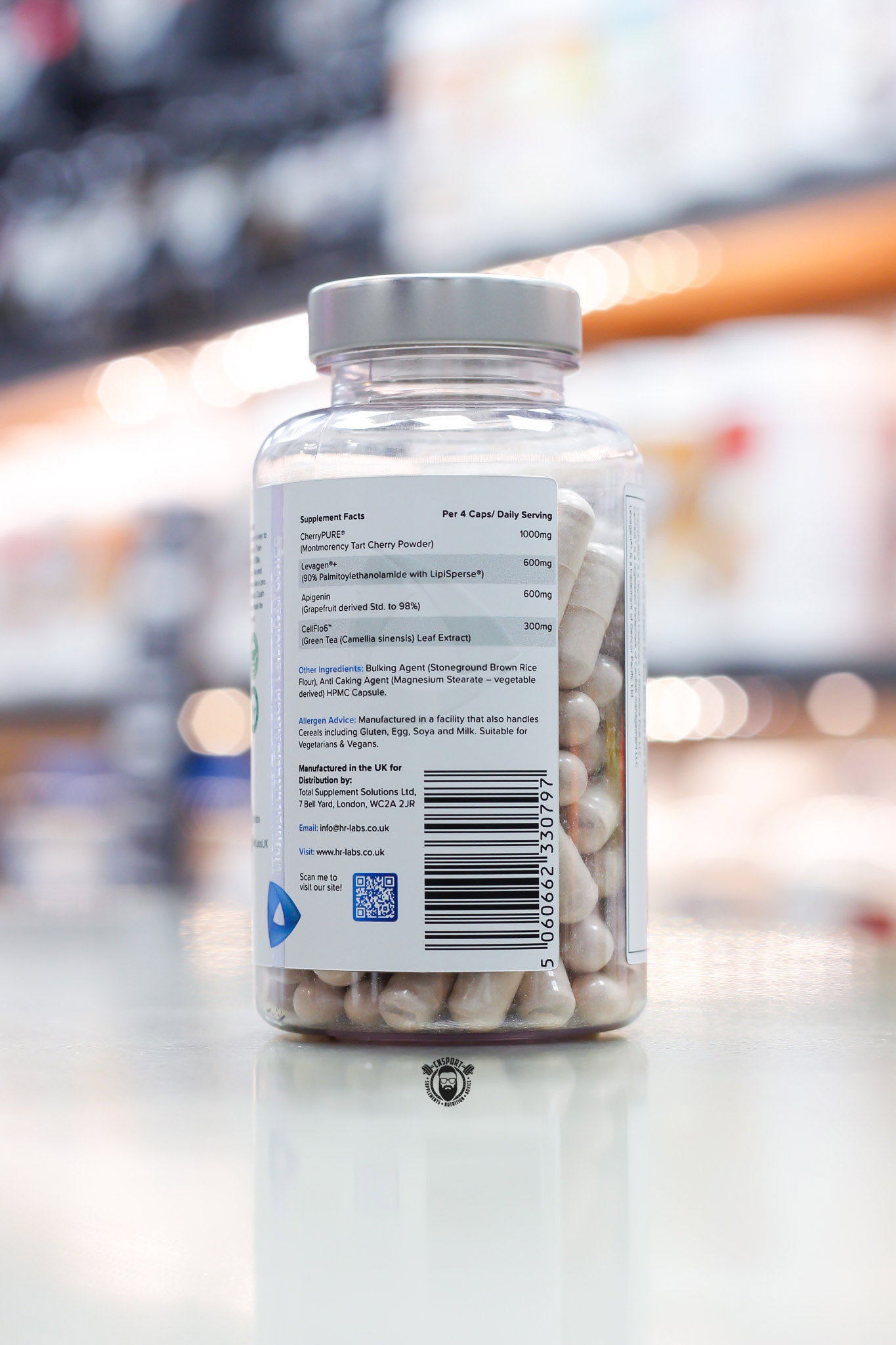 HR Labs - Rest Up - 25 Servings ingredient label
