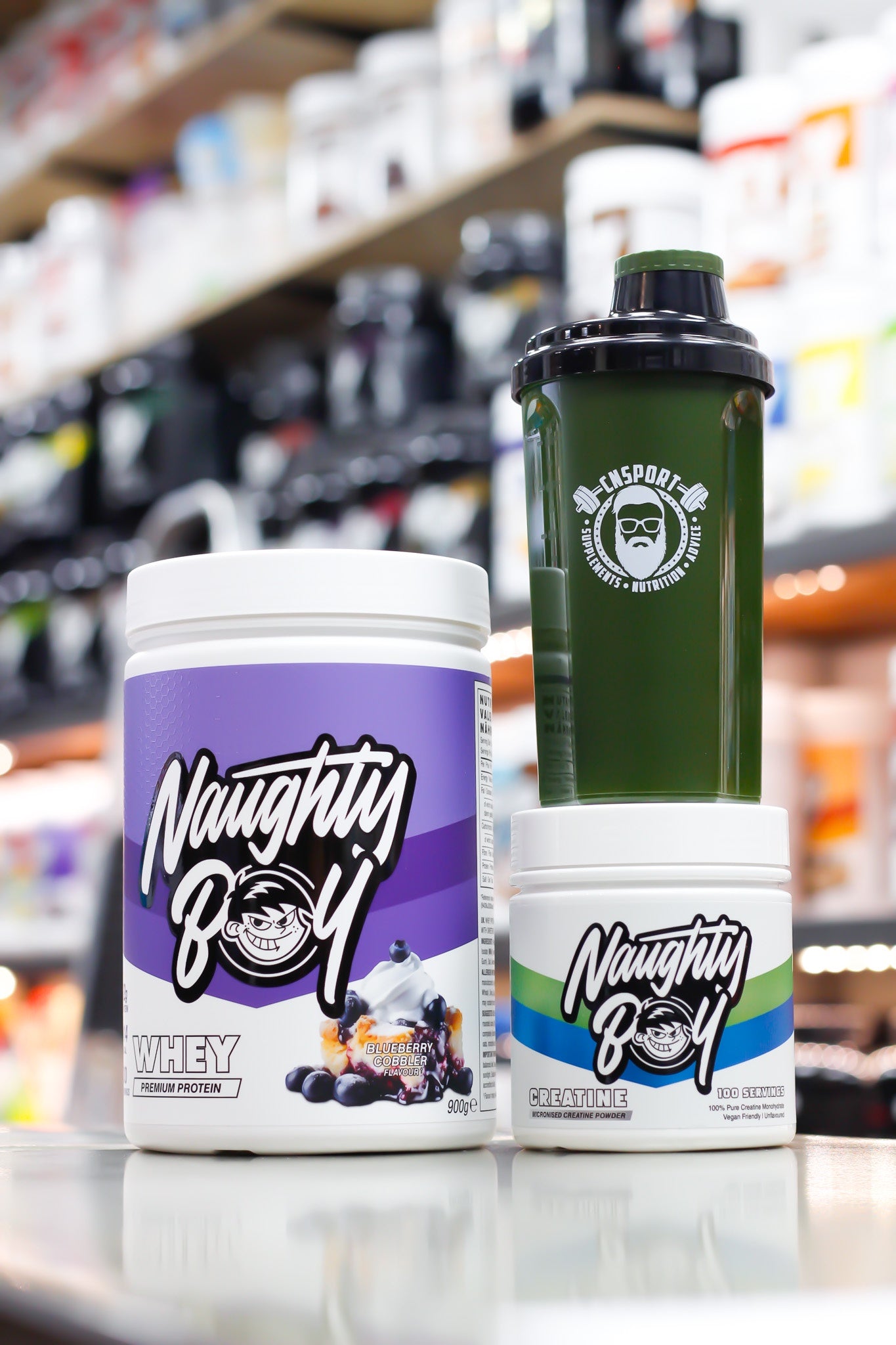 Protein, Creatine & Shaker Bundle