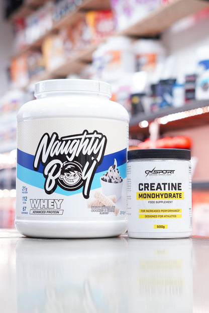 Naughty Boy Whey 2kg & Creatine Bundle