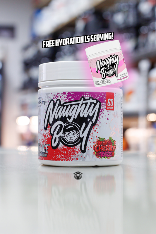 Naughty Boy - Menace II Pre-Workout - 30/60 Serving - Special Offer Free Hydration