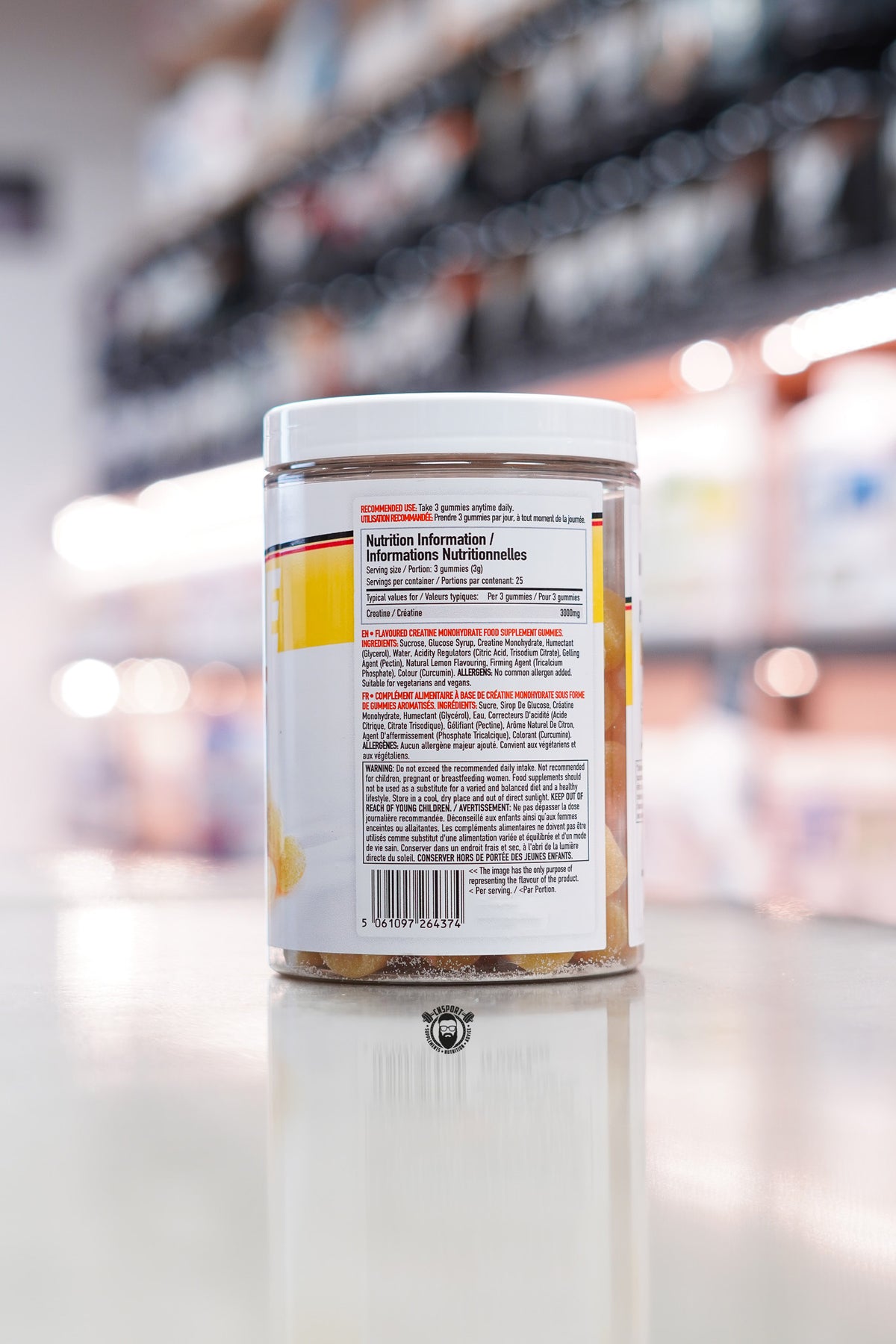 Per4m - Creatine Gummies - 25 Servings ingredient label