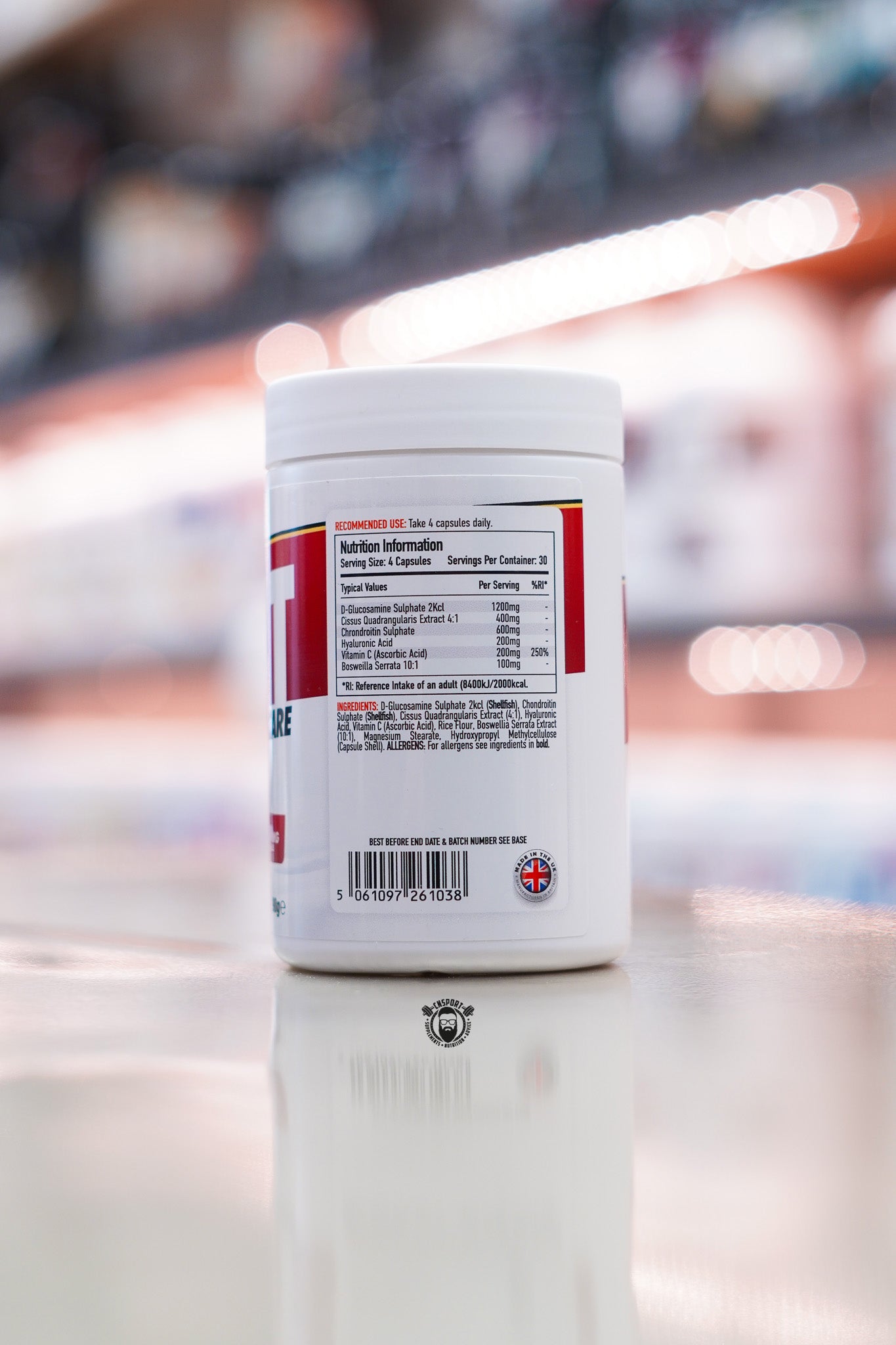 Per4m - Joint Support - 30 Servings ingredient label