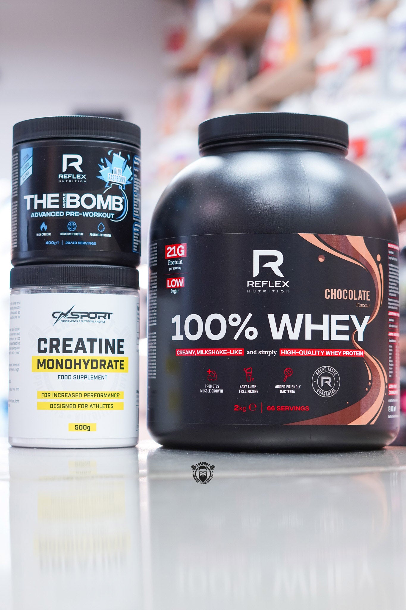 Reflex - Whey, Pre-Workout & Creatine Bundle