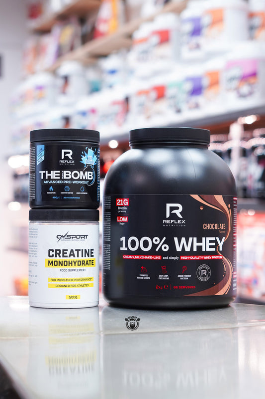 Reflex - Whey, Pre-Workout & Creatine Bundle