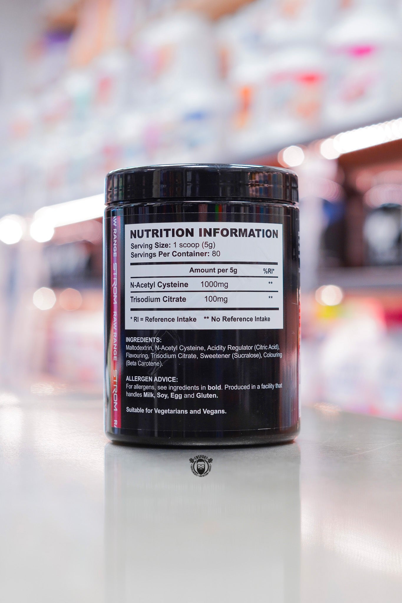 Strom - N-Acetyl Cysteine (NAC) - 80 Servings