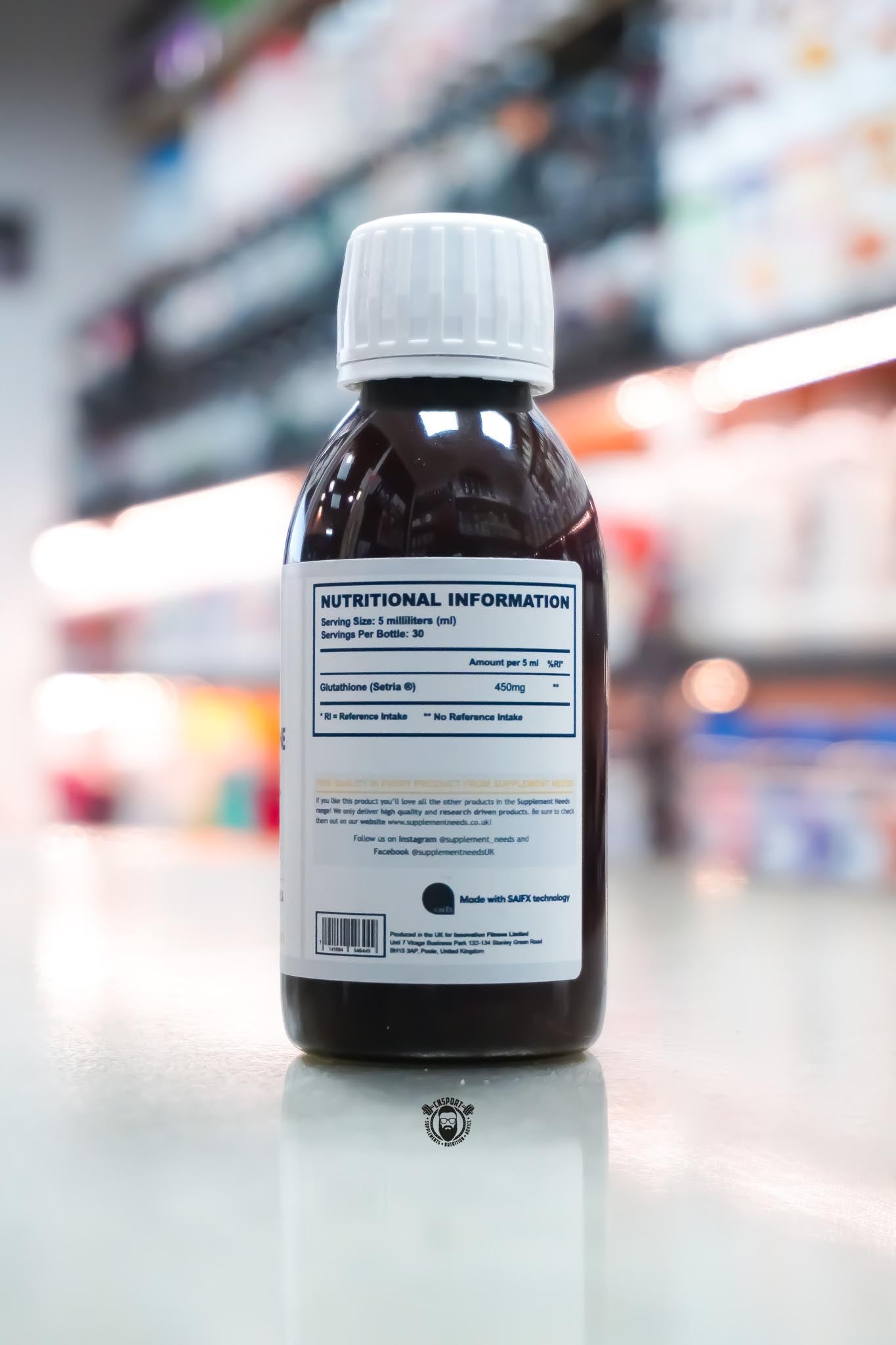 Supplement Needs - Liposomal Glutathione - 150ml CNSport Supplement Needs - Liposomal Glutathione - 150ml CNSport
