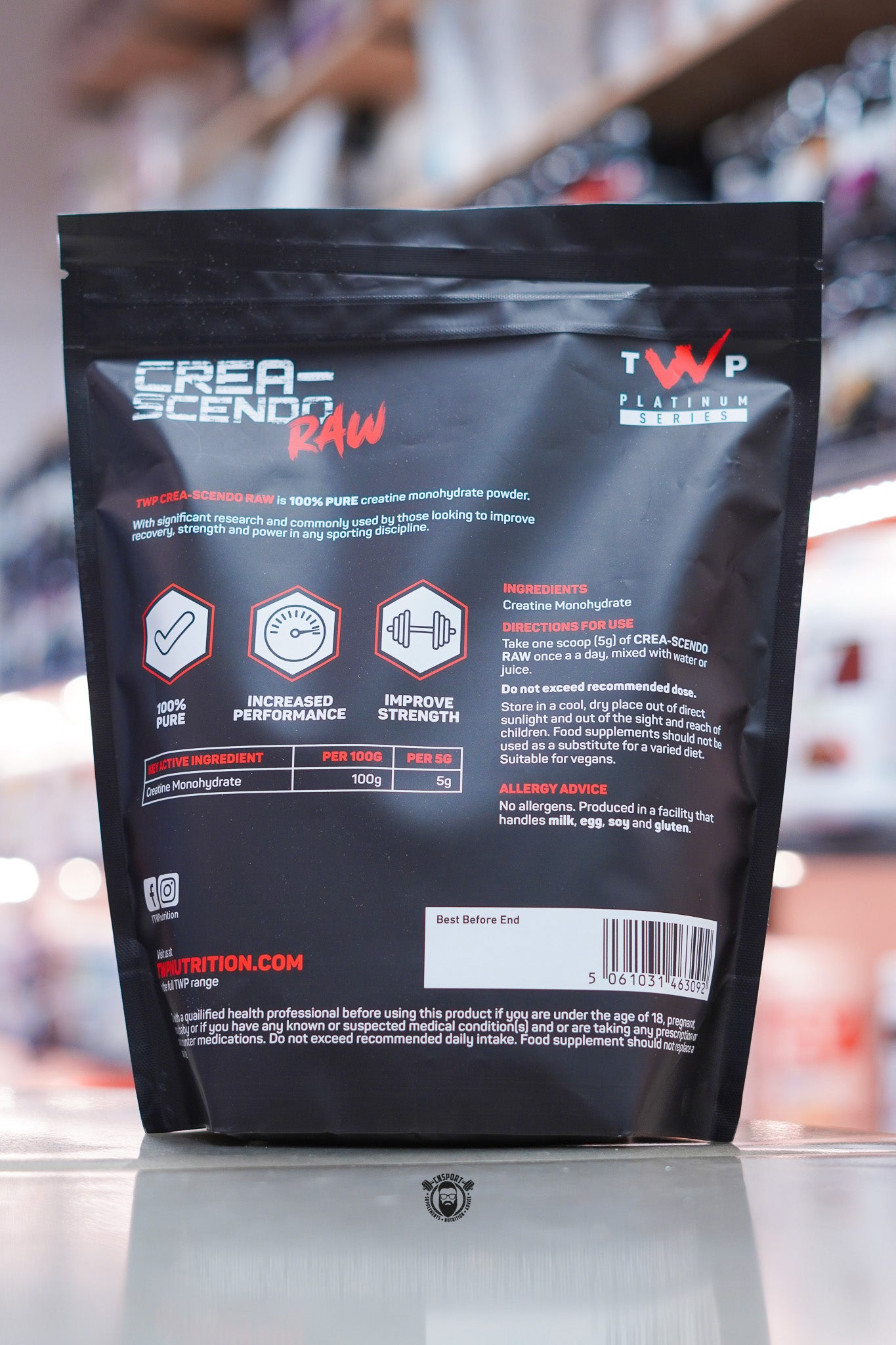 TWP - Crea-Scendo Raw Creatine - 200 Servings