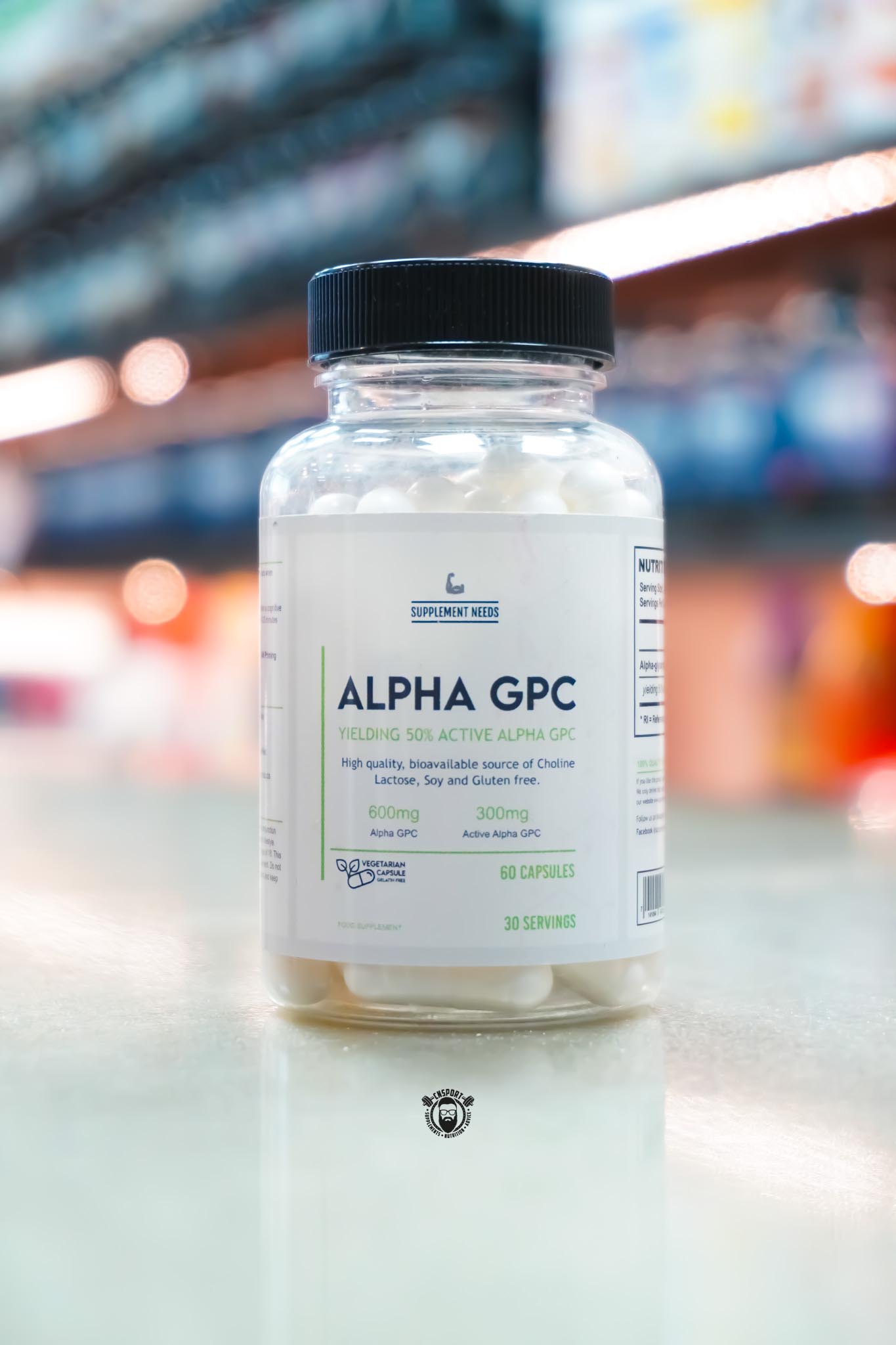 Alpha GPC 600mg - 120 Veg Capsules